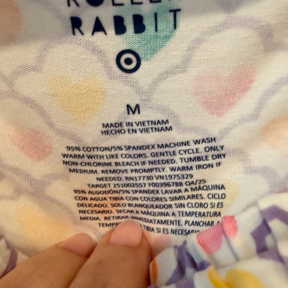 NWT Roller Rabbit x Target Multicolor Heart Pajama Set - Picture 4 of 4